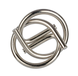 Головоломка металлическая 1 шт "Кольца" 2 элемент.