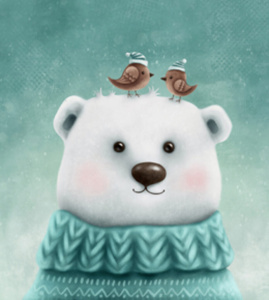 Обложка для Проездного "Северный мишка"