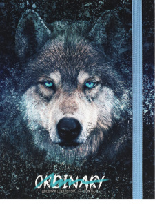 Дневник универсальн. обл. 7БЦ "Голубоглазый волк" софт-тач, резинка, 40л.