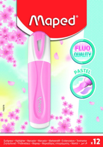 Текстовыделитель  MAPED FLUO PEP'S CLASSIC  розовый 1-5мм, ПАСТЕЛЬ