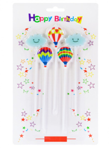 Свечи для торта "Воздушные мечты", 5шт