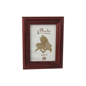 Фоторамка дерево  6,5*9см. №1702 (Темно-коричневая)