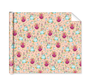 Бумага упаковочная 70*100см "Чайники и кувшины"