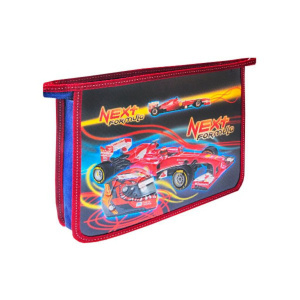 Папка д/тетрад. А5 (245*195*50) 1отд. молния сверху, ламинат "Next Formula"