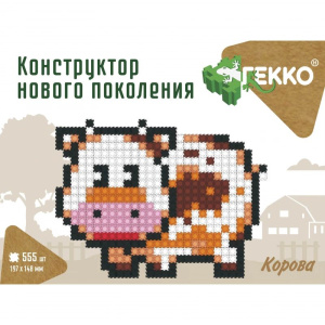 Конструктор 2D пластм. 555 дет. А5 "Корова"