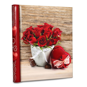 Фотоальбом магнитный 10л  23*28см спир. Love &amp; chocolate