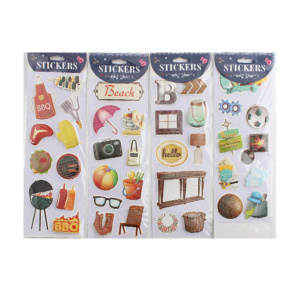 Набор наклеек объемные "Ассорти" 22*8см