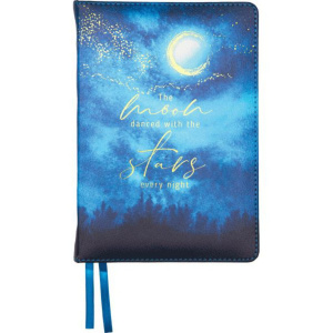 Ежедневник недат. А5 deVENTE   Nature 320стр., синий с дизайном, тв.обл.,кожзам., ляссе