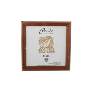 Фоторамка дерево 15*15см. №1701 (Светло-коричневая)