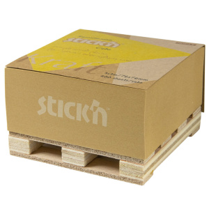 Бумага с липким краем (76*76мм) 400л, коричневый "ПАЛЕТА"