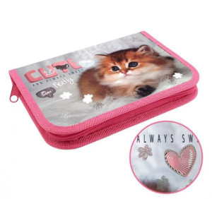 Пенал 1 отд. (190*130*27) молния, лам.картон, 3Dфольга, 3Dлак "Goal"