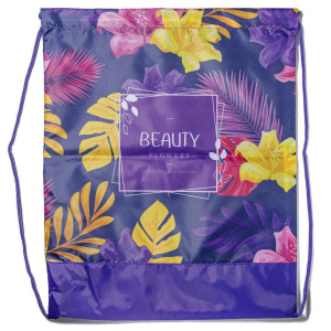 Мешок для обуви 1 отд., 420*340, Яркие цветочки