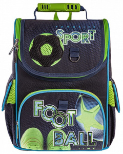 Ранец школьный 32*26*13см Hatber BALANCE "Football" полиэстер