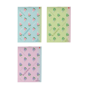 Блокнот А6  40л скоба "Арбузики" клетка