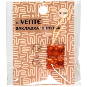 Закладка-скрепка "Teddy bear" метал. 36*10 мм ,  2шт.в уп., ассорти