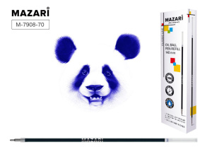 Стержень шар. MAZARI 140мм, 0,7мм, синий