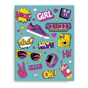 Дневник универсальн. обл. интегр. "Хайп" конгрев, мат.лам., выб.УФ-лак, 48л.