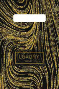 Пакет 20*30см (30мк) с вырубной ручкой "Роскошное золото" ПВД