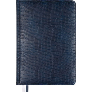 Ежедневник дат. 2024г В6 Attomex. Croco 352стр., синий,  тв.обл.,кожзам., 2ляссе, 70гр/м2