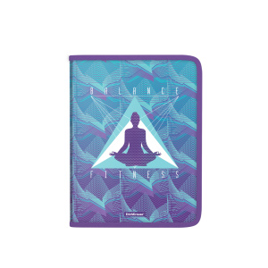 Папка д/тетрад. А4 (330*250*30) молния вокруг, пластик "Meditation"