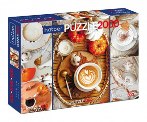 Пазлы    3в1  "Coffee Time" 500+1000+500 дет. Premium