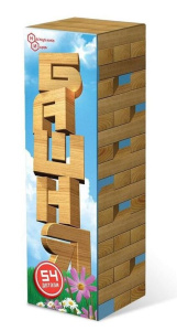 Игра настольная "Башня" ( дерево) 7+  7*26см