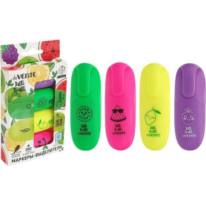 Набор текстовыделителей "deVENTE" 4 цв., 1-5мм, мини, аромат.