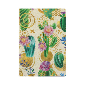 Обложка для паспорта "Кактусы" Slim ПВХ
