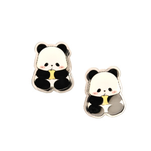 Зажим д\бум. пласт. Egoist "Panda", ассорти дизайнов