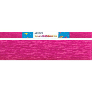 Бумага подел. 50*250 32 г/м рулон   креп фуксия