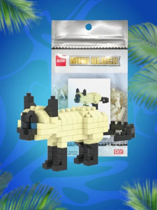 Конструктор пластм. Mini block "Сиамский котенок" 138дет.