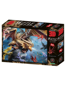 Пазл 3D 500 дет.  61*46см "Клан дракона"