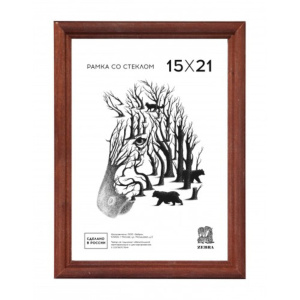 Фоторамка дерево 20*25см. №1701 (Светло-коричневая)