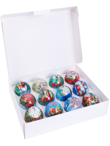 Шар с предсказаниями "Зимняя сказка"  6 шт/уп ЦЕНА за 1 шт