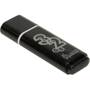 Флеш-драйв 32 GB USB 2.0 Smartbuy Glossy series Black