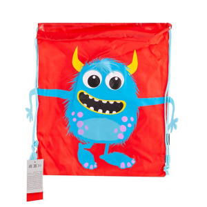 Мешок для обуви 1 отд, 330*400 Monster, красный
