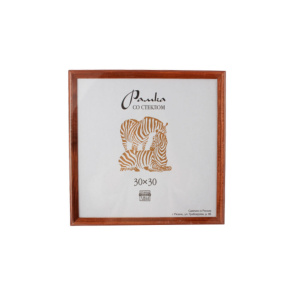 Фоторамка дерево 30*30см. №1701 (Светло-коричневая)