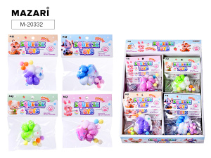 Антистресс-мялка "Сквиш лапки мини" 4,5*5см ассорти 4 вида