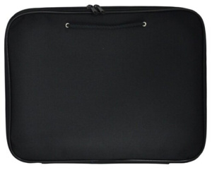 Папка А4 тканевая, с ручками на молнии,    Чёрная