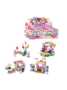 Конструктор пластм. Qman "Веселый праздник" ассорти (упаковка не русифицирована)