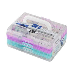 Набор маркеров акриловых  18цв. кистевидн. "Sketch and Art" 1-6мм, увеличенный объем