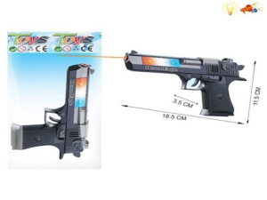 Игрушка пистолет 16см свет и звук