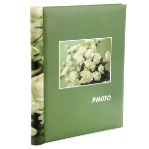 Фотоальбом магнитный 10л  23*28см спир. Delicate flowers