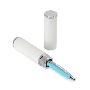 Ручка в футляре "San remo. Голубой" шарик.,1,0мм, металл., синие чернила