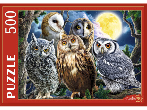 Пазлы  500 элементов  480*330мм. "Ночные совы"