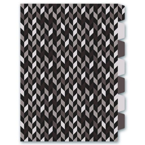 Папка уголок 7-ми уровн. А4 "Фактура" 220*310мм, пластик