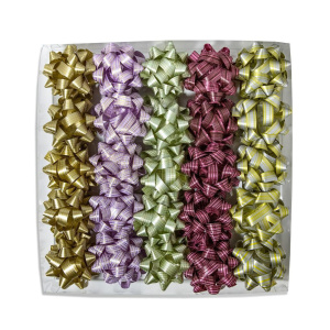 Набор бантиков  50шт*6см , темный тон, ассорти