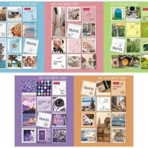 Тетрадь А5  80л ЛИН. Hatber "TRAVEL" белизна 100%