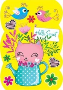 Закладка магнитная мини Котик