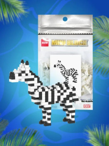 Конструктор пластм. Mini block "Зебра" 196дет.*